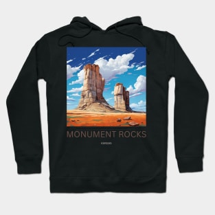 Monument Rocks, Kansas Hoodie